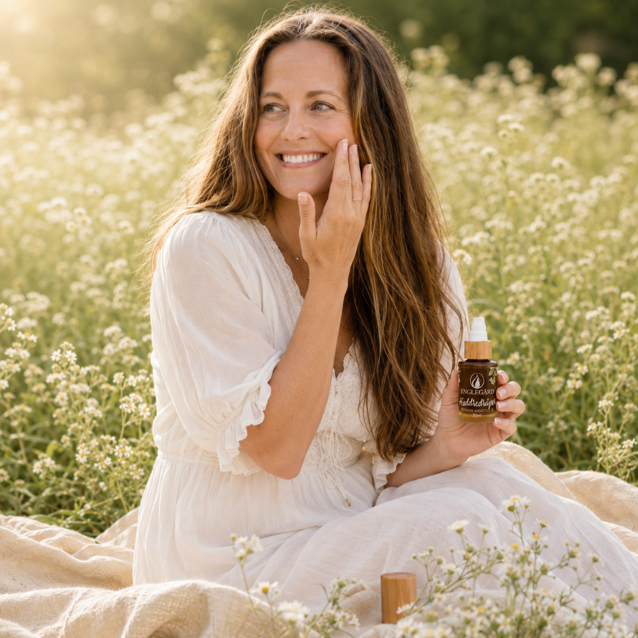 
                  
                    100% naturlig ansiktsolje for sensitiv hud - "Huldredråper", 30 ml
                  
                