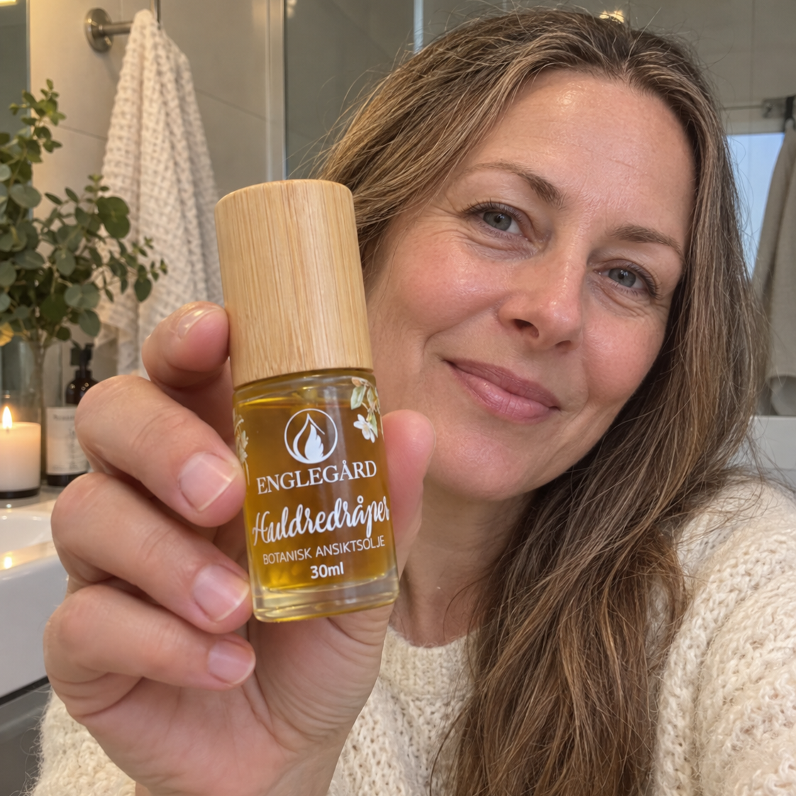 
                  
                    100% naturlig ansiktsolje for vakker glød - "Huldredråper", 30 ml
                  
                
