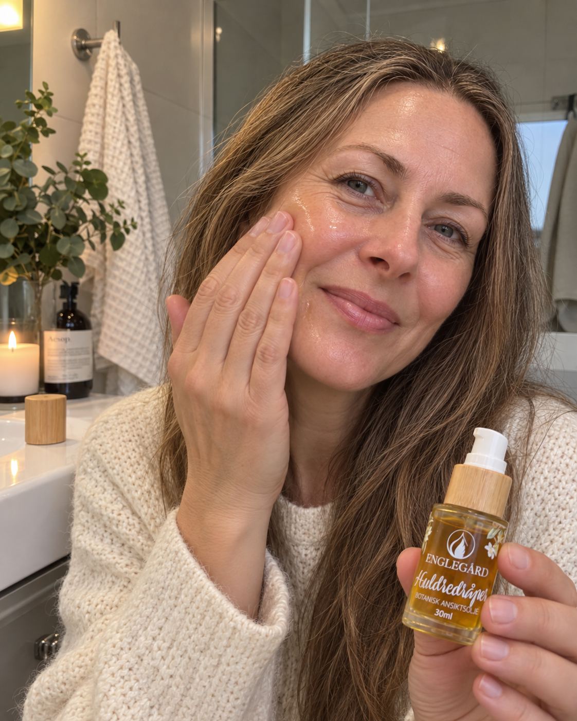 
                  
                    100% naturlig ansiktsolje for vakker glød - "Huldredråper", 30 ml
                  
                