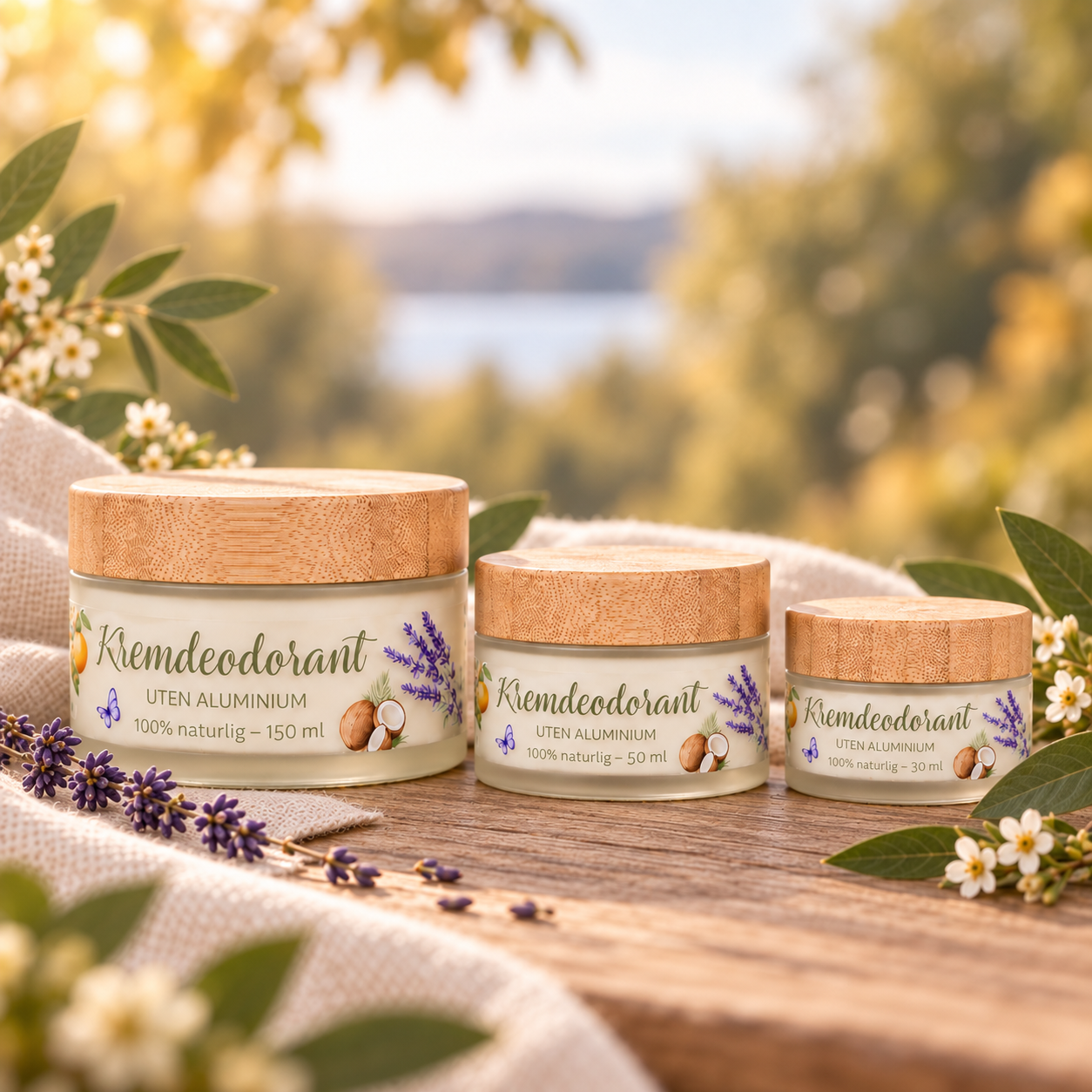 
                  
                    100% naturlig kremdeodorant, UTEN aluminium - Bestselger!
                  
                