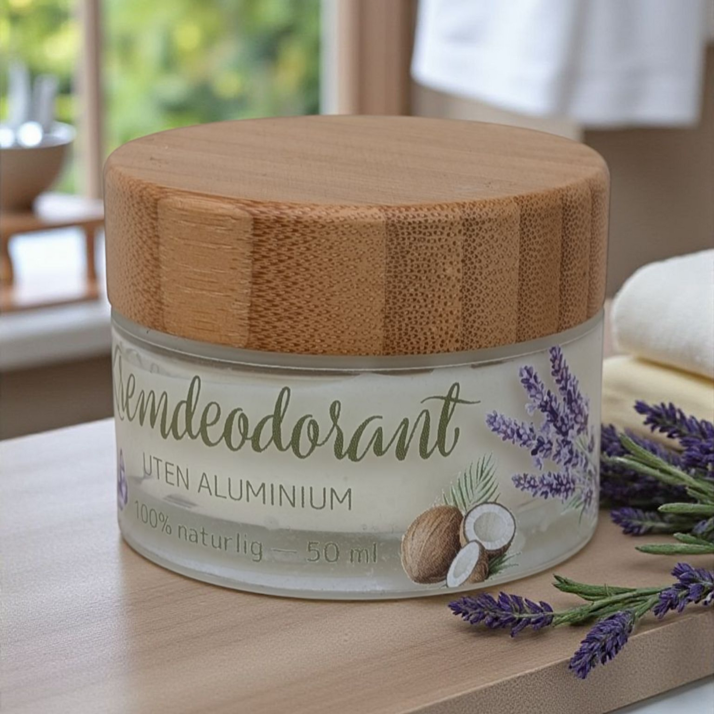 
                  
                    100% naturlig kremdeodorant, UTEN aluminium - Bestselger!
                  
                