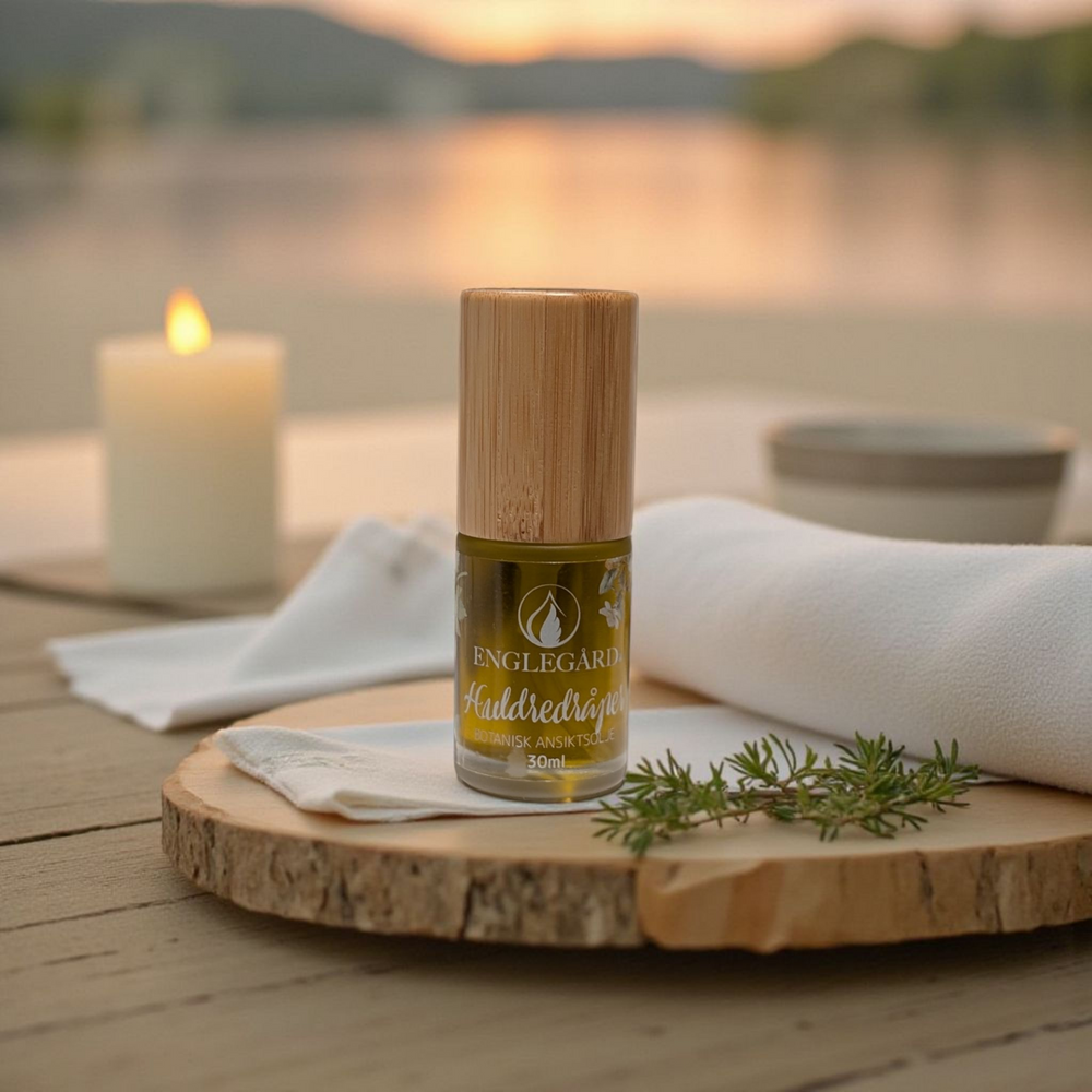 
                  
                    100% naturlig ansiktsolje for sensitiv hud - "Huldredråper", 30 ml
                  
                