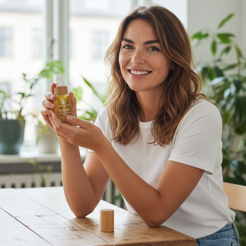 
                  
                    100% naturlig, forfriskende renseolje med oppstrammende effekt - "Paradis"
                  
                