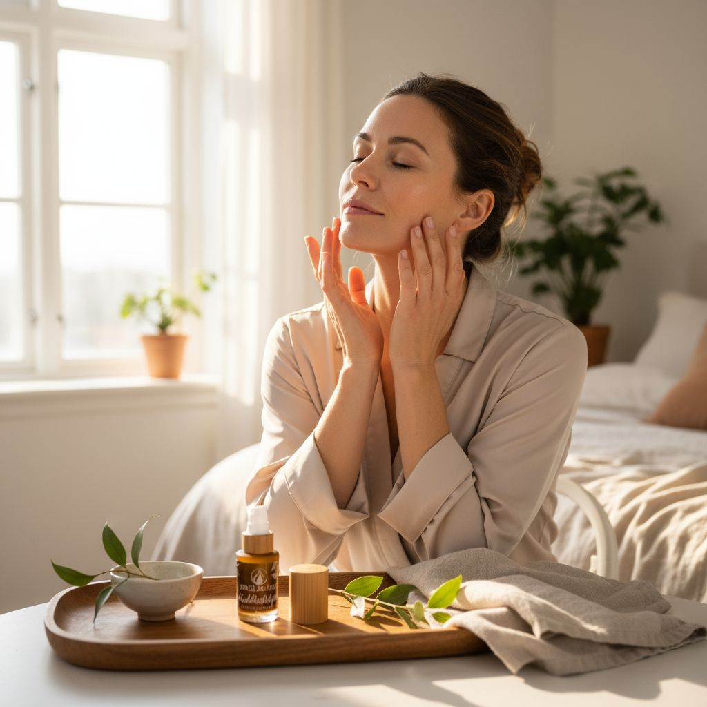 
                  
                    100% naturlig ansiktsolje for sensitiv hud - "Huldredråper", 30 ml
                  
                