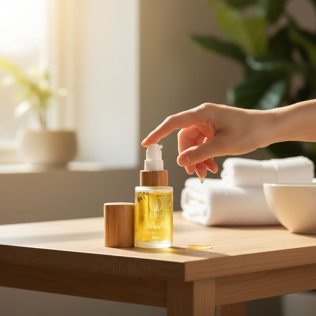 
                  
                    100% naturlig, forfriskende renseolje med oppstrammende effekt - "Paradis"
                  
                