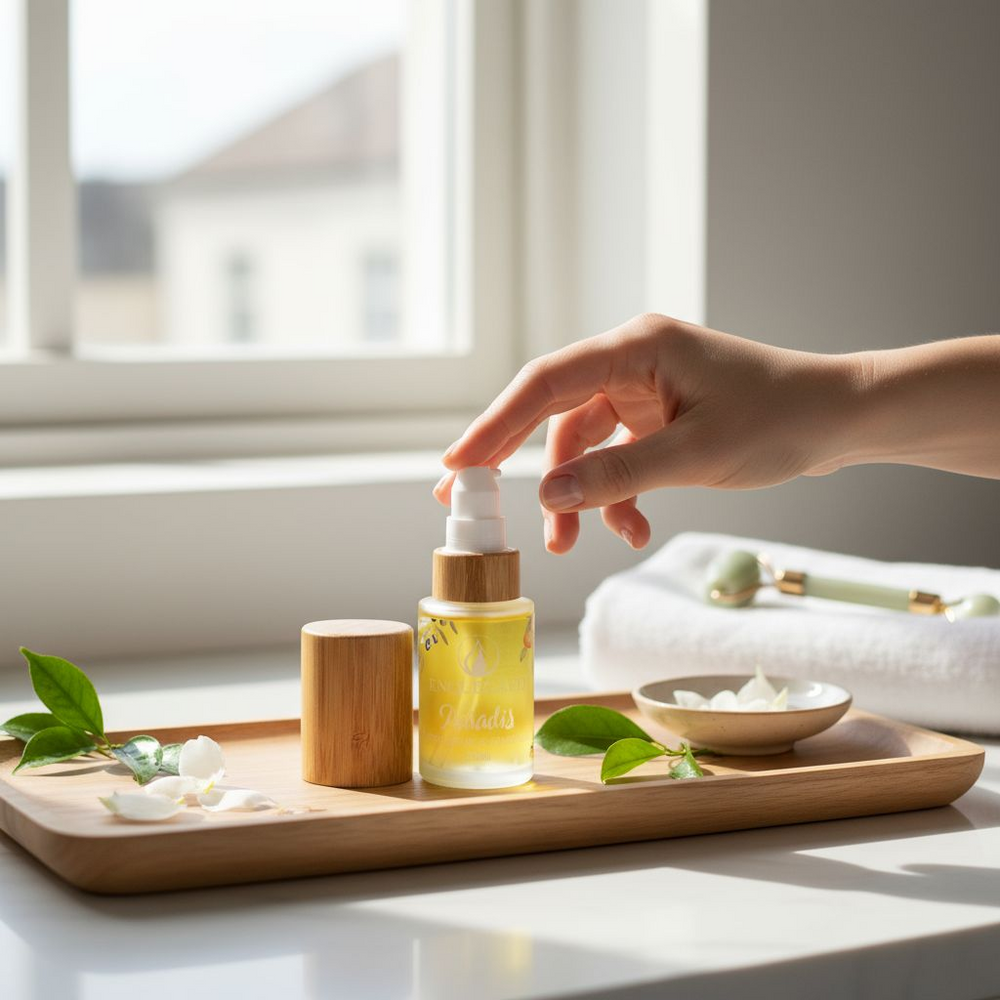 
                  
                    100% naturlig, forfriskende renseolje med oppstrammende effekt - "Paradis"
                  
                