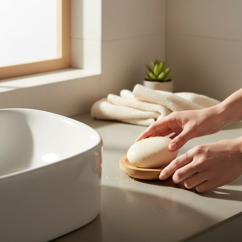 
                  
                    Såperist/såpeholder i tre
                  
                