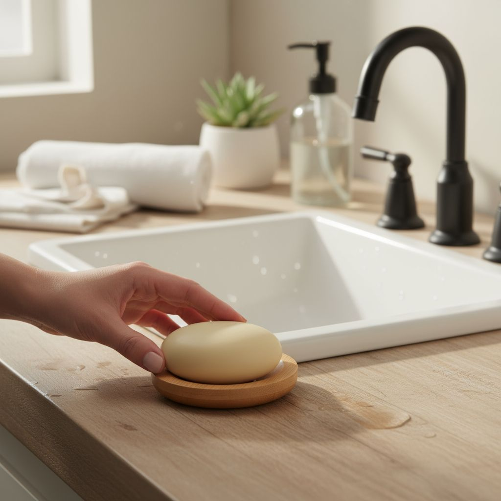 
                  
                    Såperist/såpeholder i tre
                  
                