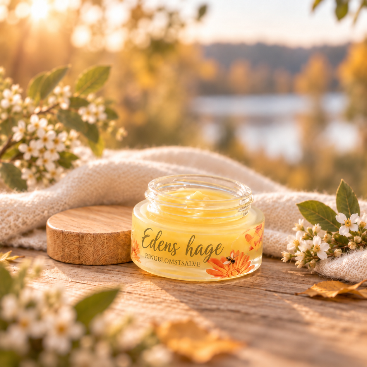 
                  
                    100% naturlig Ringblomstsalve til sår hud - "Edens hage," 30 ml
                  
                