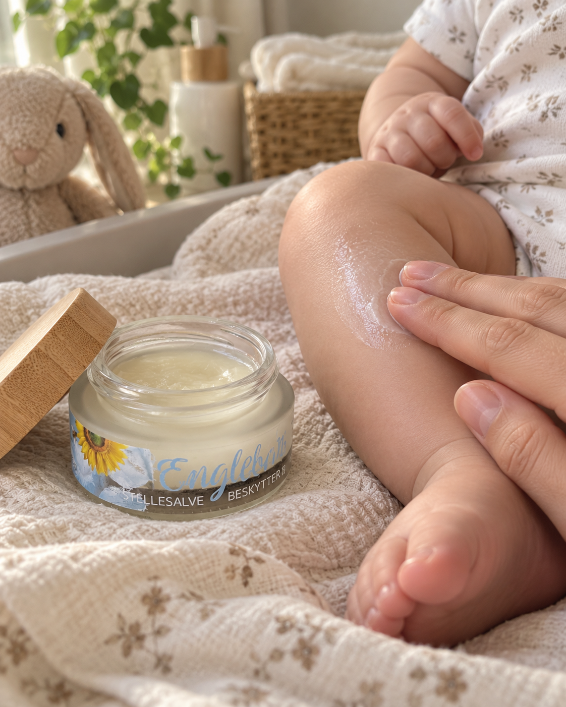 
                  
                    100% naturlig stellesalve, "Englebarn" - Babysalve med zink som reparerer og lindrer effektivt sårhet og utslett
                  
                
