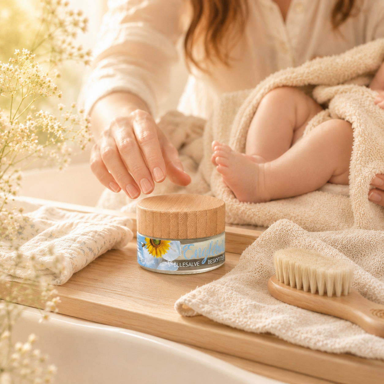 
                  
                    100% naturlig stellesalve, "Englebarn" - Babysalve med zink som reparerer og lindrer effektivt sårhet og utslett
                  
                